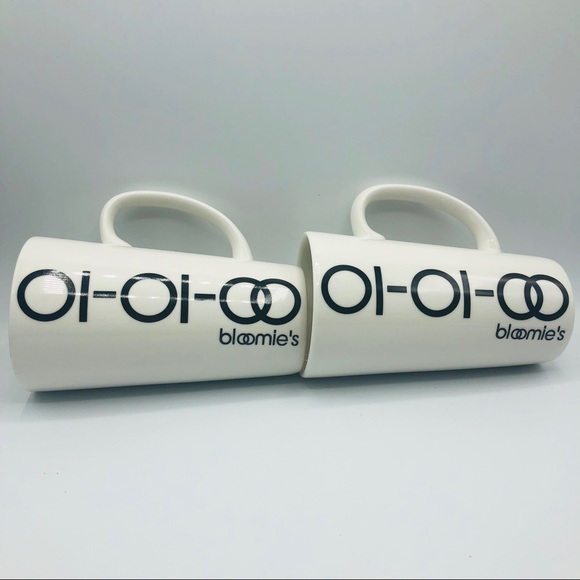 Bloomingdale’s Millennium Y2K Oversized Coffee Mugs Set 2 - Picture 4 of 8